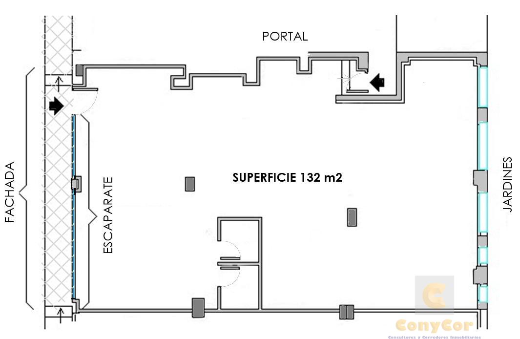 For rent of premises in Madrid