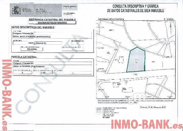 For sale of land in Porriño O