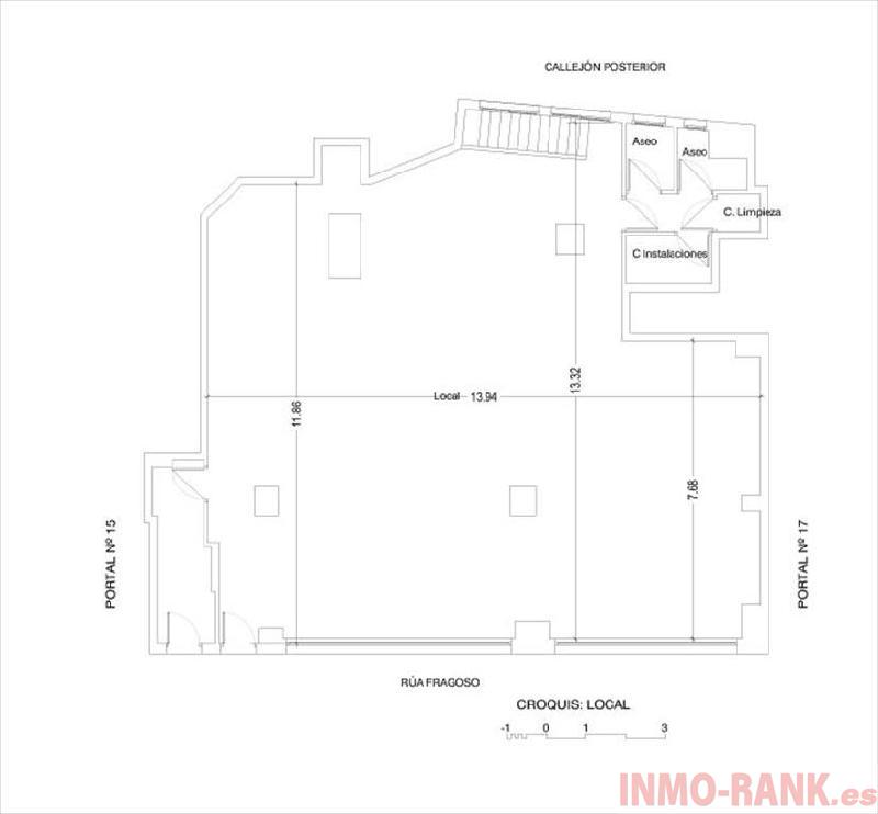 For rent of premises in Vigo