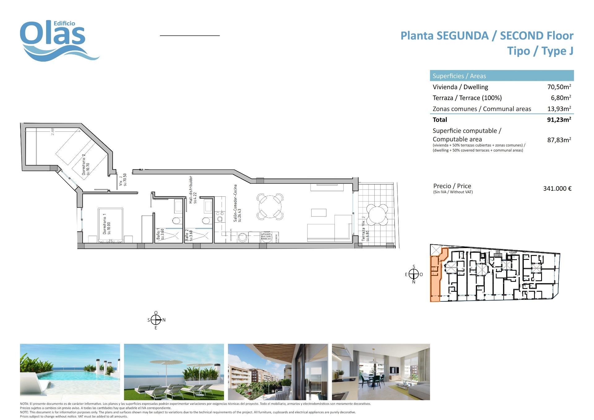 Venta de piso en Guardamar del Segura