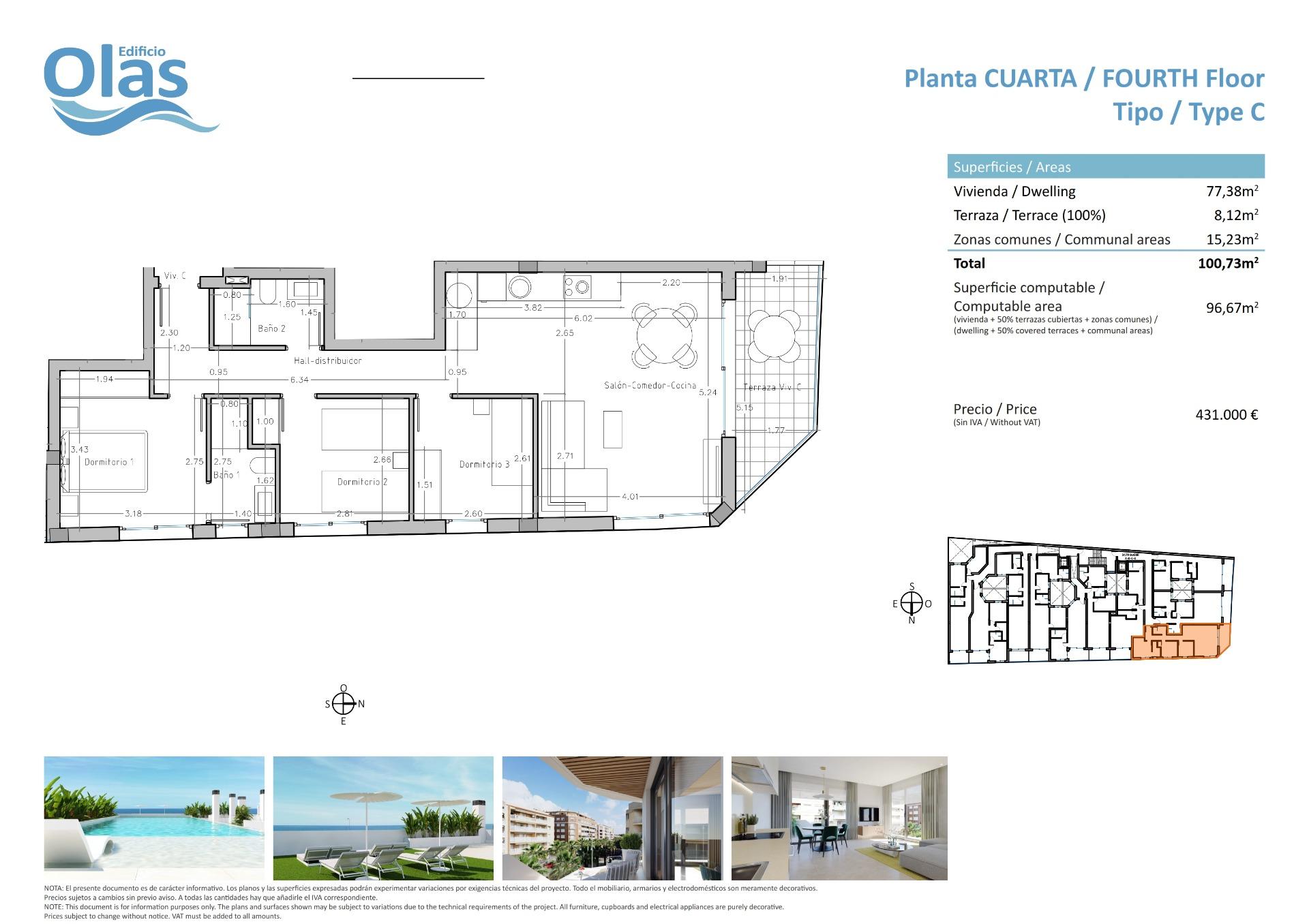 Venta de piso en Guardamar del Segura