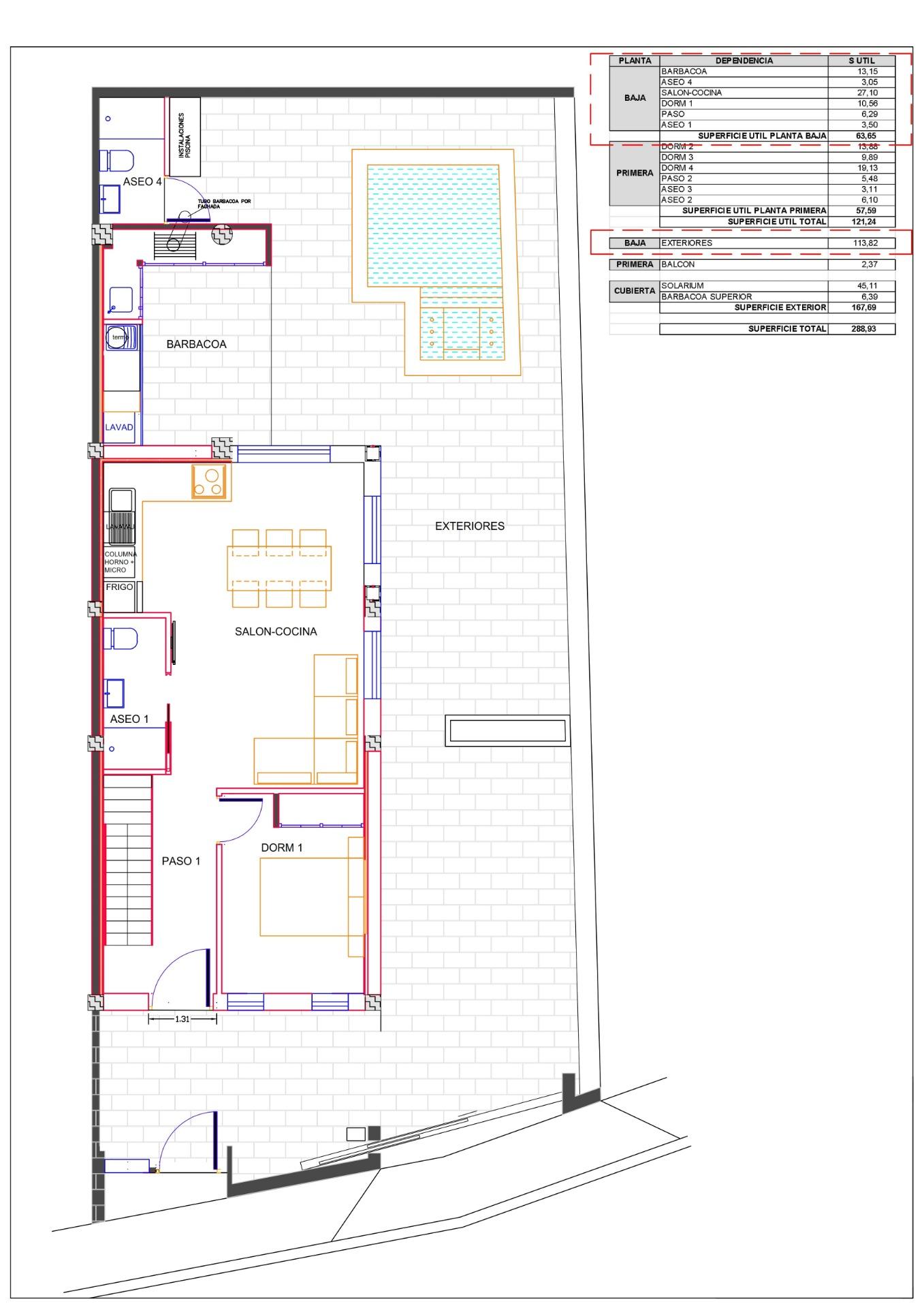 Venta de villa en Pilar de la Horadada