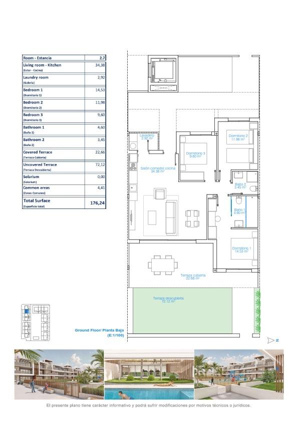 Venta de planta baja en Pilar de la Horadada