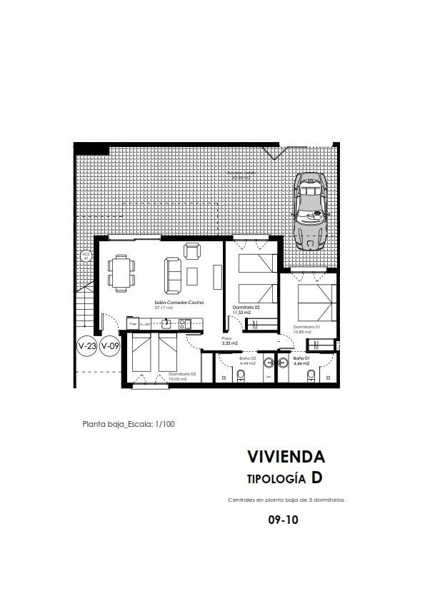 Venta de bungalow en Pilar de la Horadada