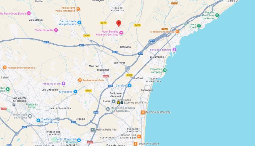 Venta de planta baja en Mutxamel