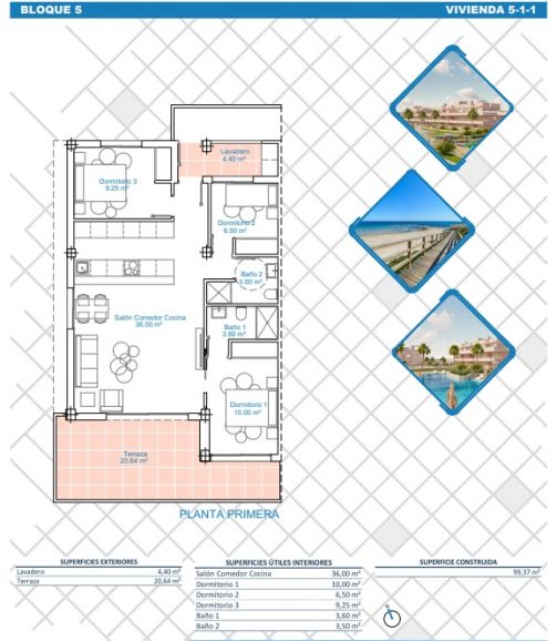 Venta de apartamento en Pilar de la Horadada