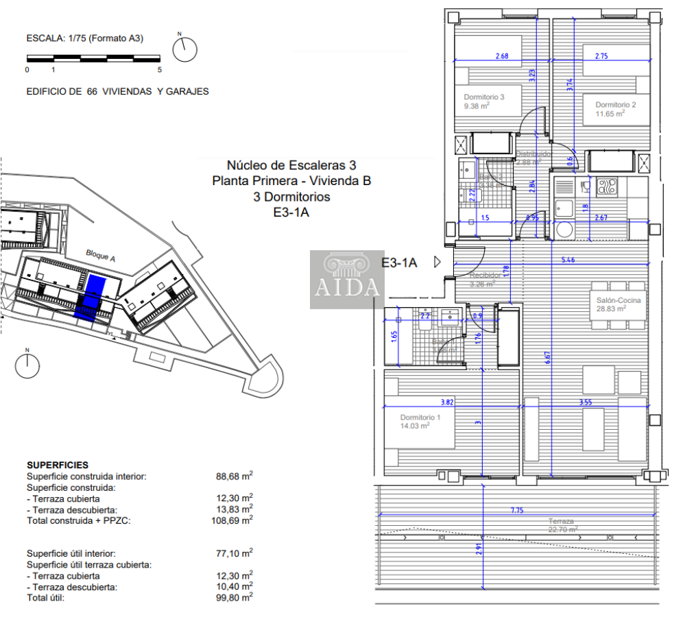 For sale of flat in Estepona