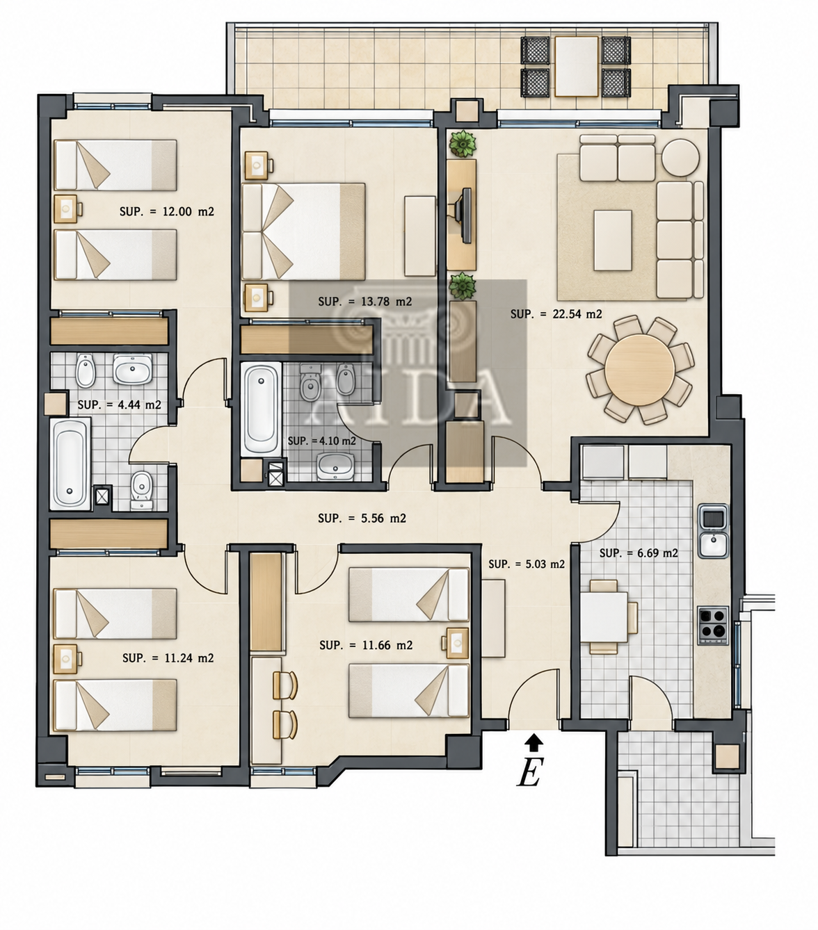 Venta de piso en Estepona