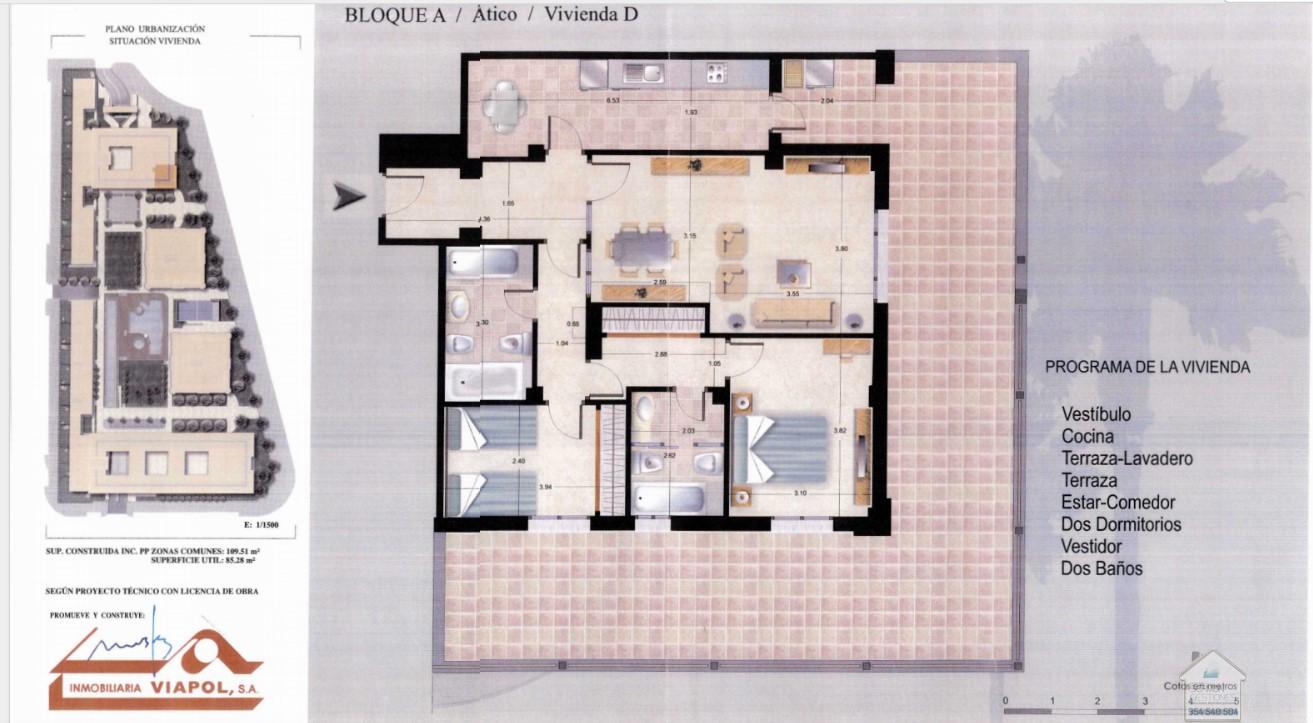 For sale of penthouse in Sevilla