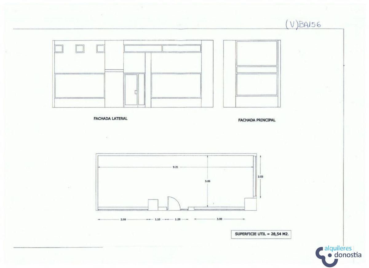 For rent of commercial in Donostia-San Sebastián