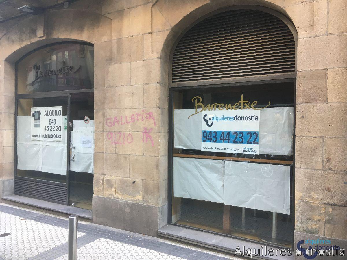 Alquiler de local comercial en Donostia-San Sebastián