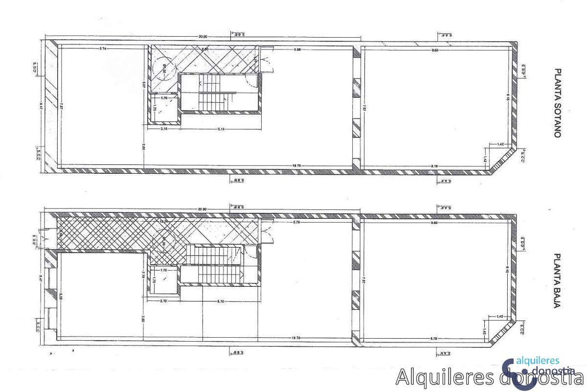 For rent of commercial in Donostia-San Sebastián