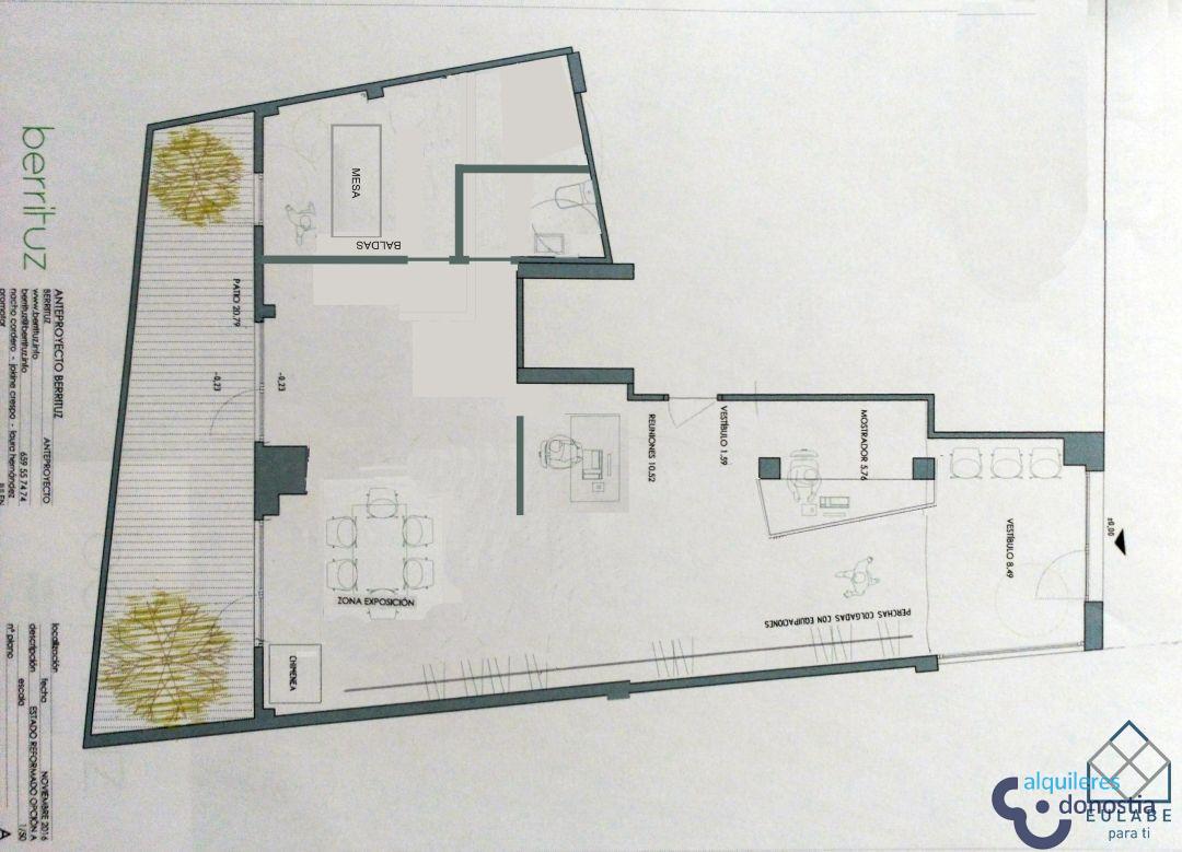 For rent of commercial in Beasain