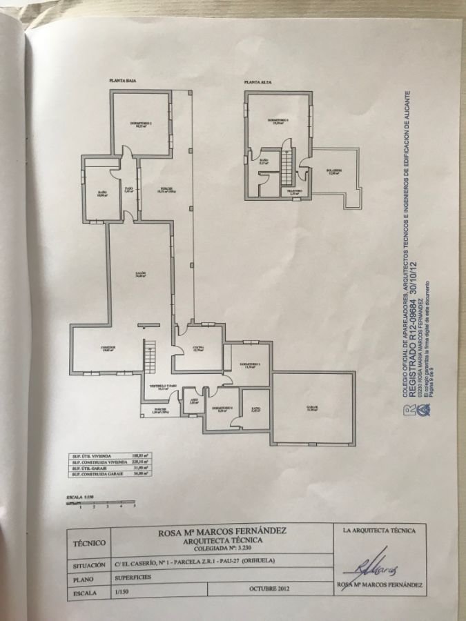 For sale of villa in Orihuela Costa