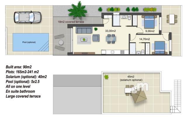 For sale of villa in Benijófar
