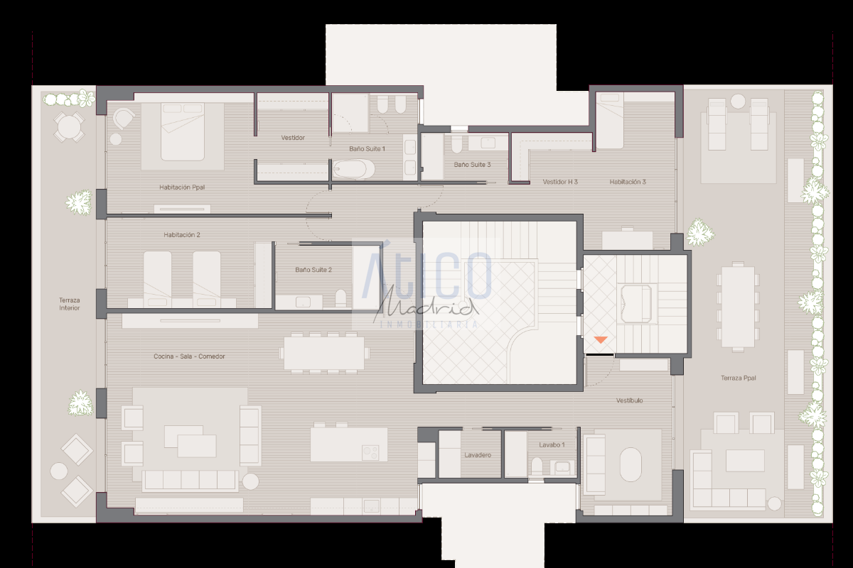 For sale of penthouse in Barcelona