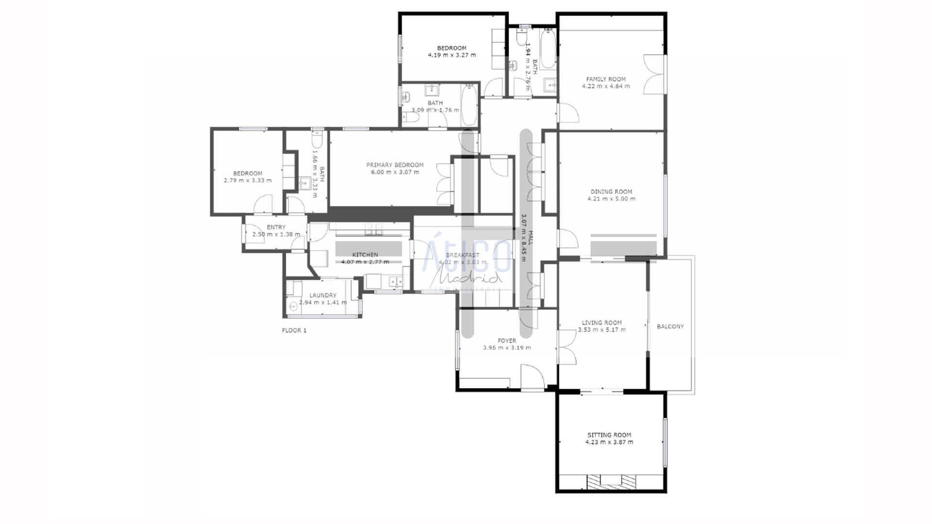 For sale of flat in Madrid