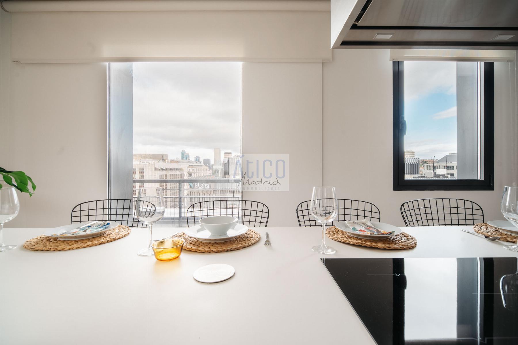 For rent of penthouse in Madrid