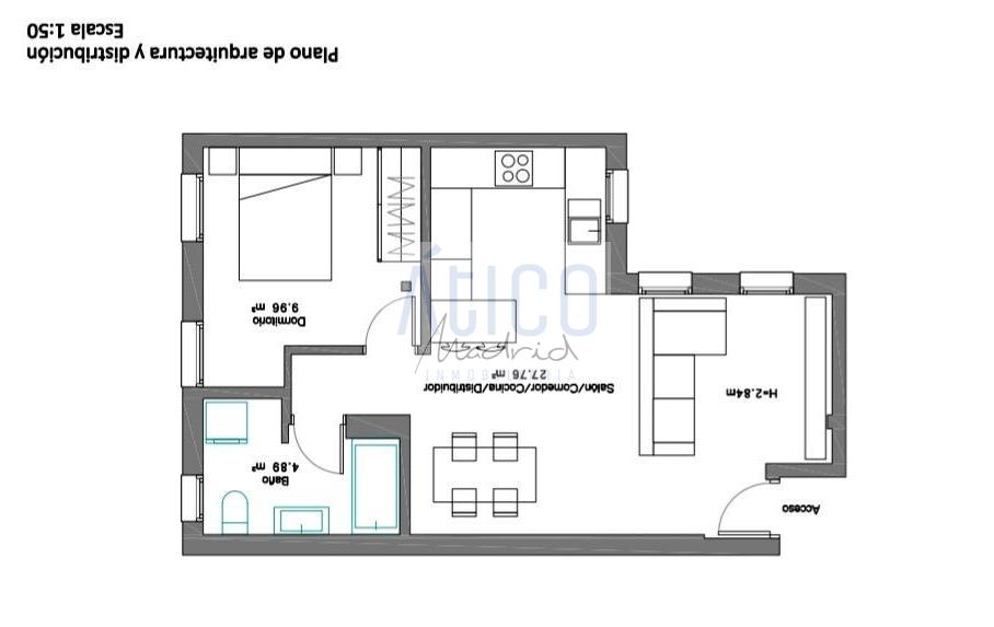 For sale of apartment in Madrid