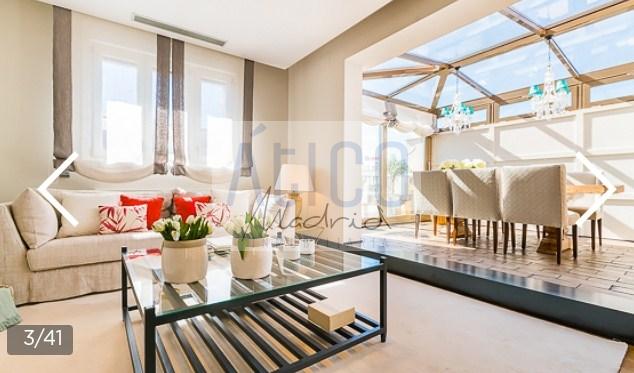 For rent of penthouse in Madrid