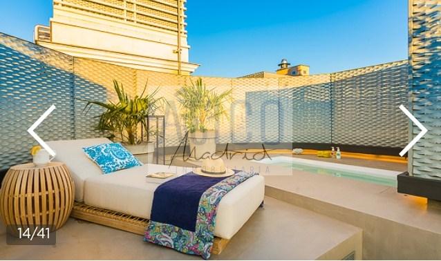 For rent of penthouse in Madrid