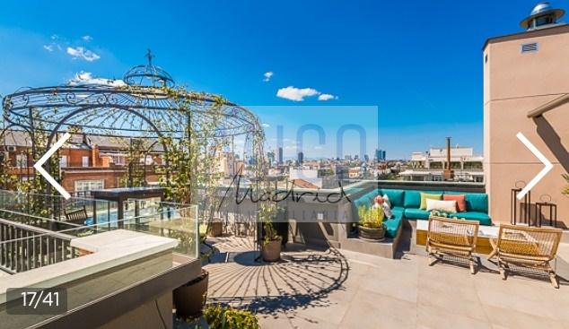 For rent of penthouse in Madrid