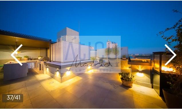 For rent of penthouse in Madrid