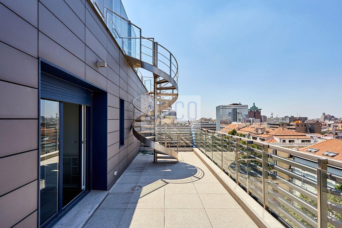 For rent of penthouse in Madrid