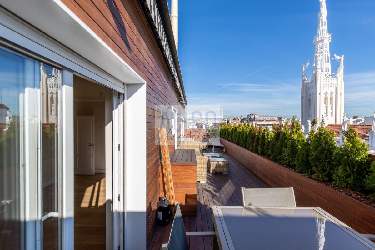 For rent of penthouse in Madrid