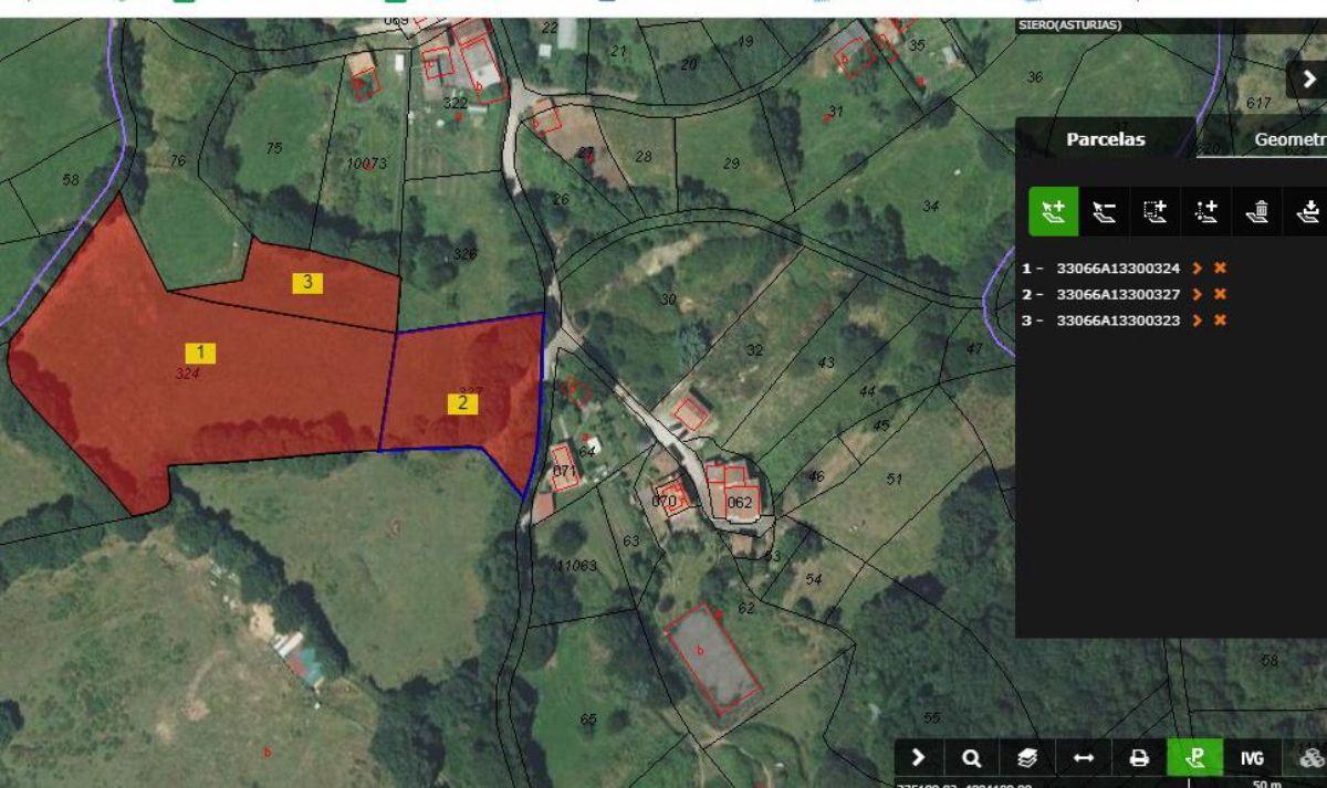 Venta de finca rústica en Siero