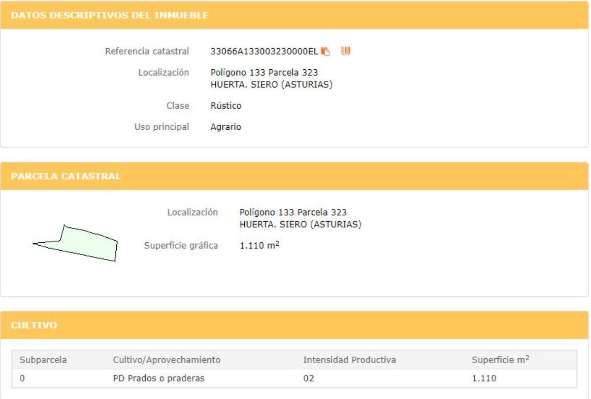 Venta de finca rústica en Siero