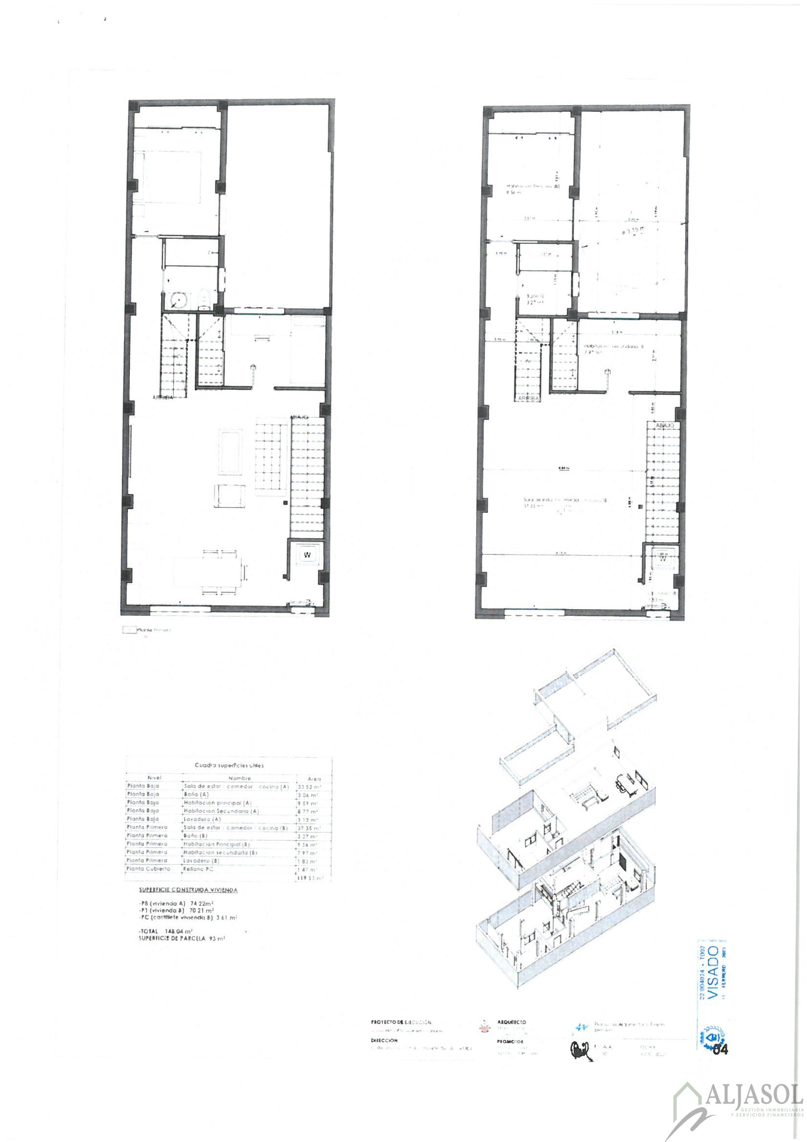 For sale of flat in Umbrete