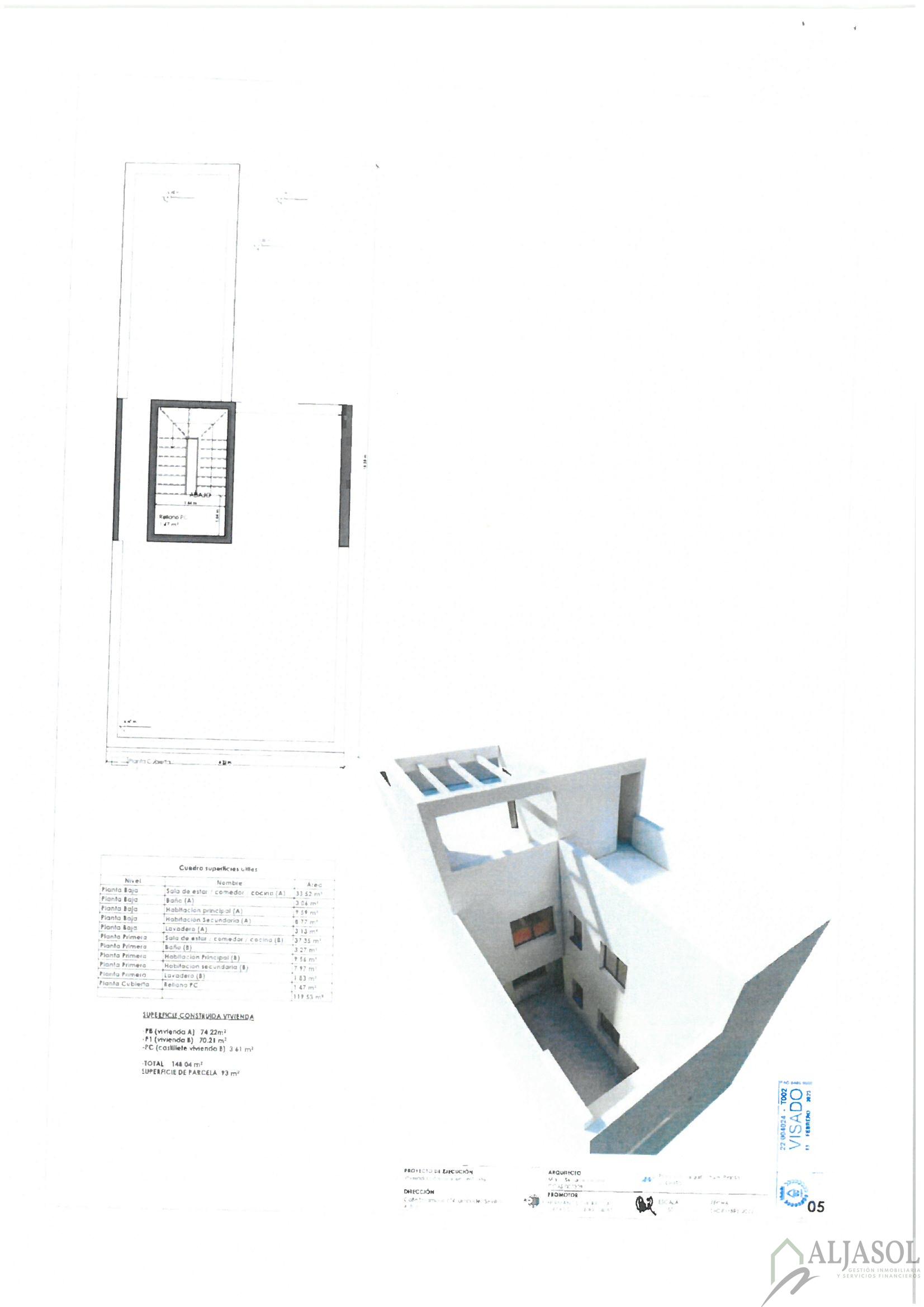 For sale of flat in Umbrete