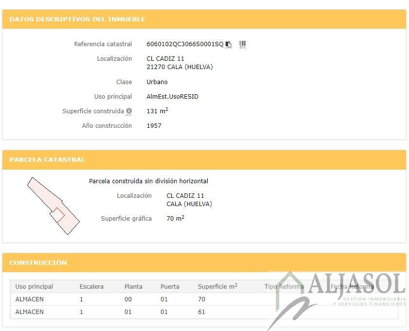 Venta de casa en Cala Venta de casa en Cala