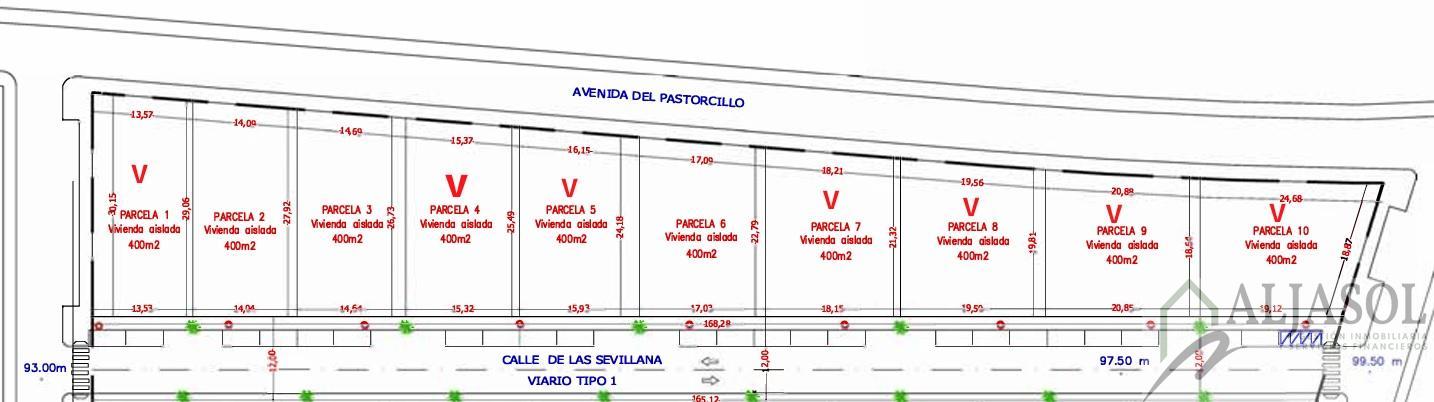 Venta de terreno en Bollullos de la Mitación