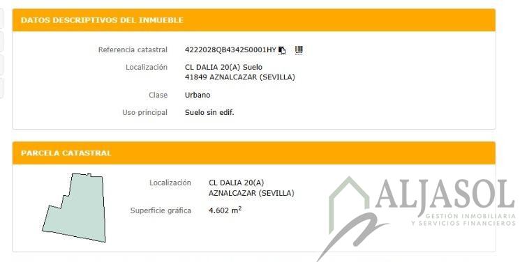 Venta de terreno en Aznalcázar