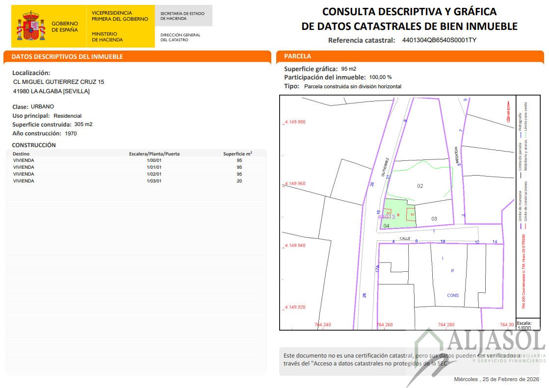 Venta de edificio en La Algaba