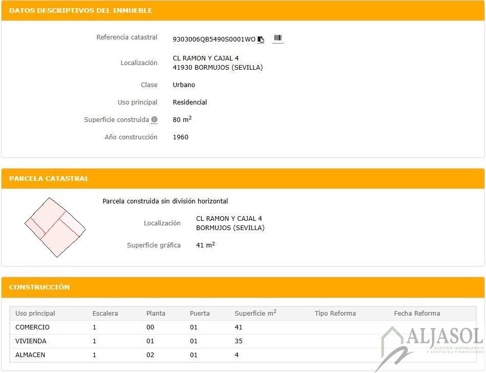 For sale of house in Bormujos