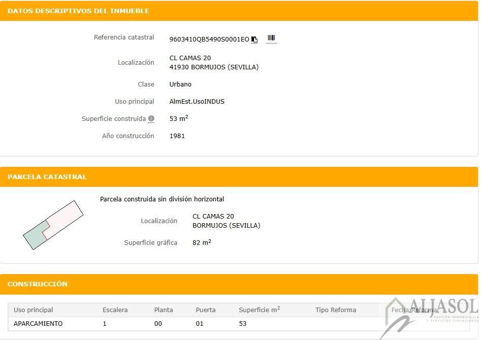 Venta de casa en Bormujos