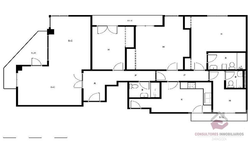 For sale of flat in Zaragoza