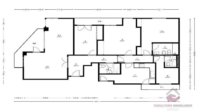 For sale of flat in Zaragoza