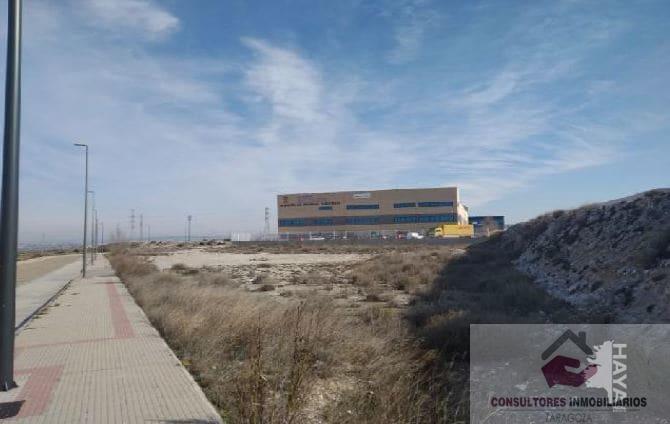 For sale of land in Zaragoza