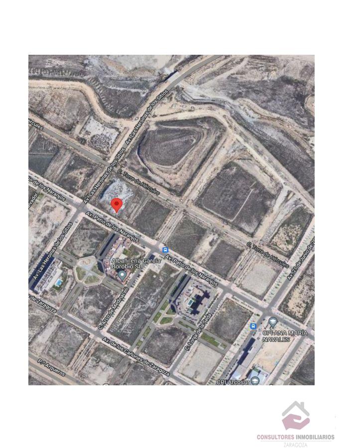 For sale of land in Zaragoza