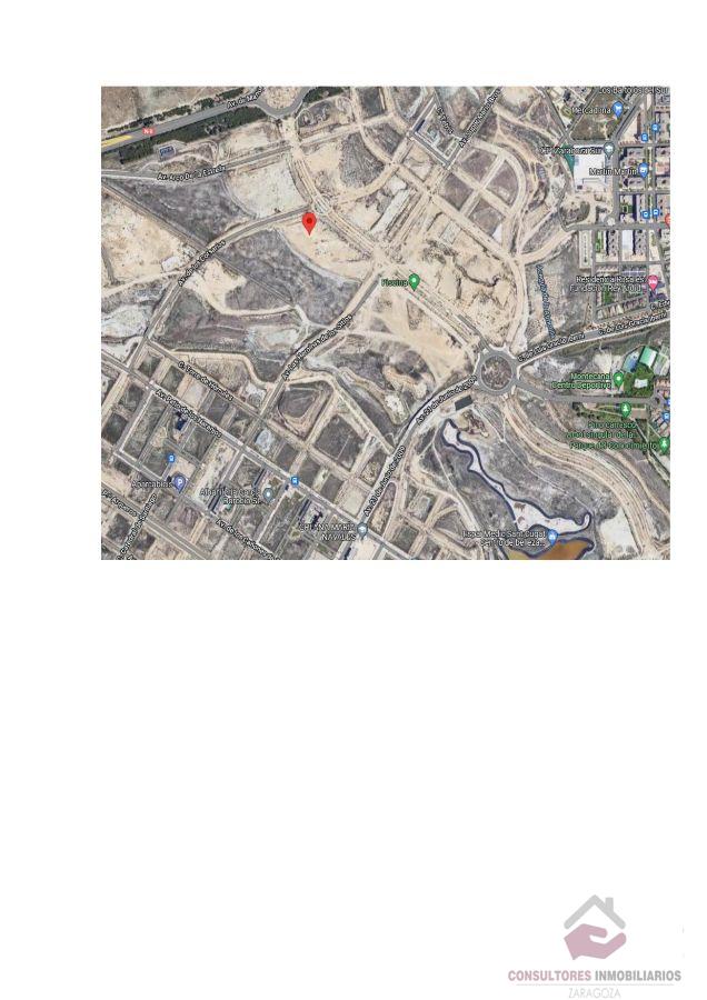 For sale of land in Zaragoza