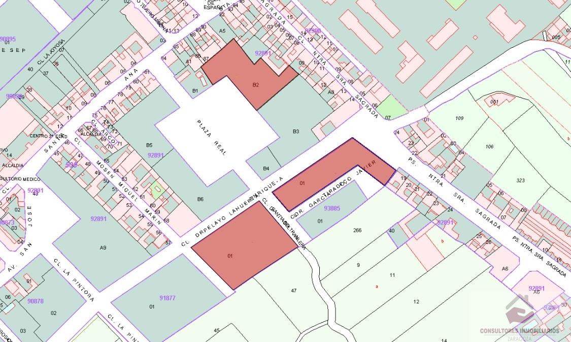 For sale of land in Zaragoza