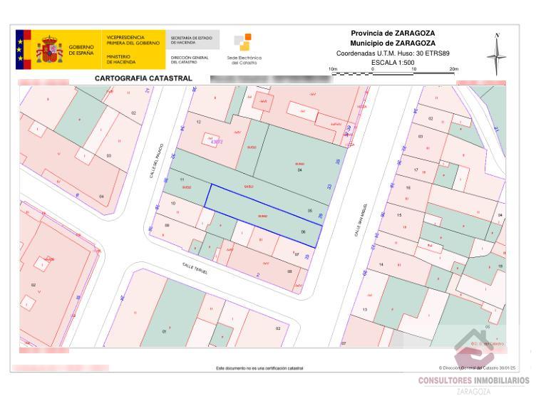 Venta de terreno en Zaragoza