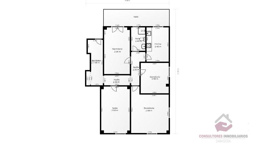 For sale of flat in Zaragoza