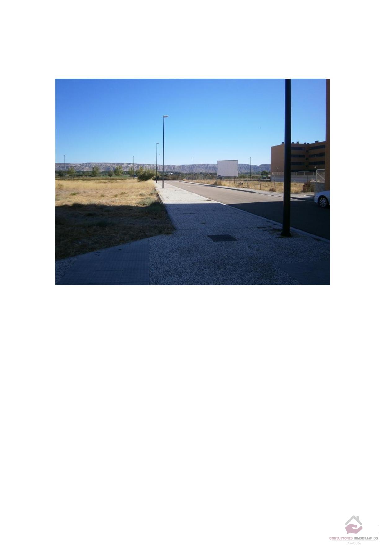 Venta de terreno en Zaragoza