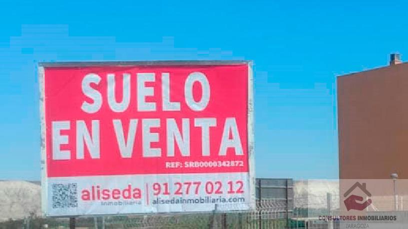 For sale of land in Zaragoza