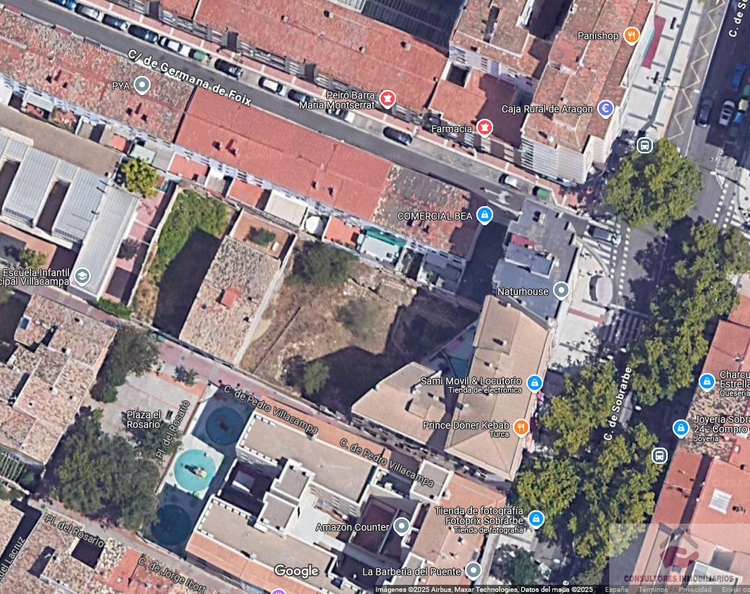 Venta de terreno en Zaragoza